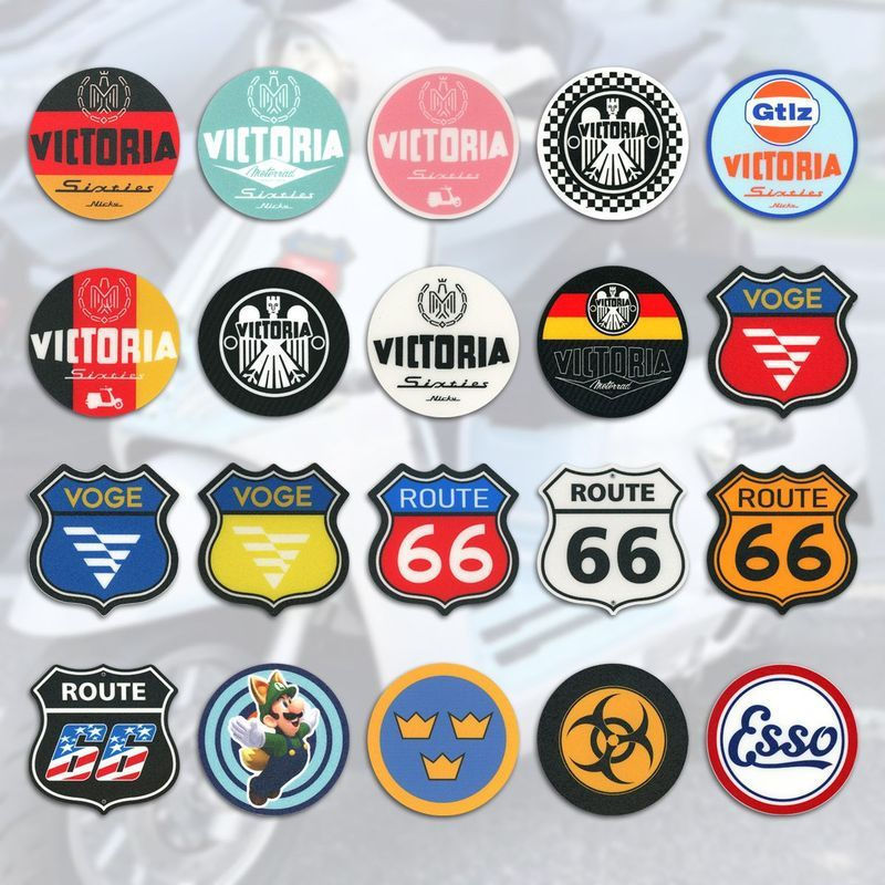 Adesivos Foscos 3M para Decoração de Motocicletas VOGE Victoria