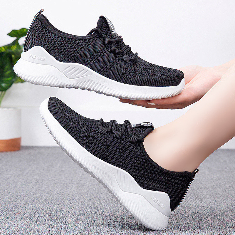 Sapatos femininos 2025 novo estilo leve sapatos casuais tênis de corrida respirável não cansado sapatos femininos casuai