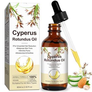 Óleo de Cyperus Rotundus, Óleo Natural de Cyperus Rotundus para Remoção de Pelos e Redução do Crescimento de Pelos Corpo