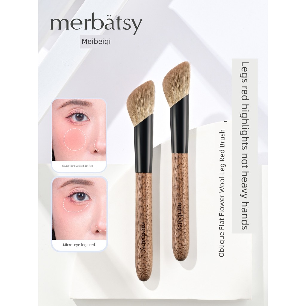 kit pincel maquiagem kit pincel maquiagem profissional Blush escova inclinação rosto Animal cabelo reparação iluminador