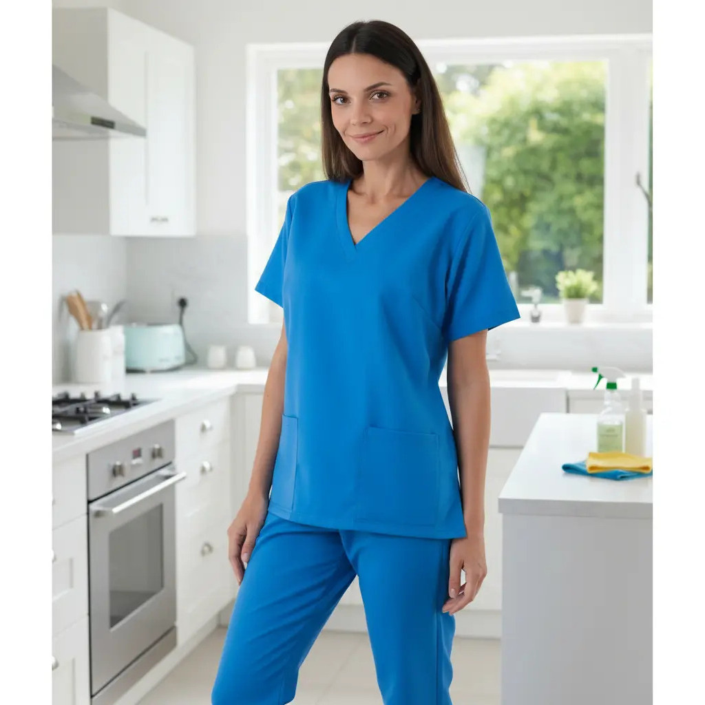 Conjunto Serviços Gerais Feminino Faxina, Limpeza, Babá