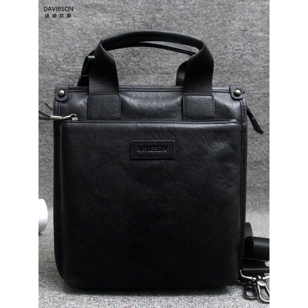 Homens sacos novo estilo primeira camada de couro saco moda Casual bolsa ombro couro macio grande capacidade couro genuí