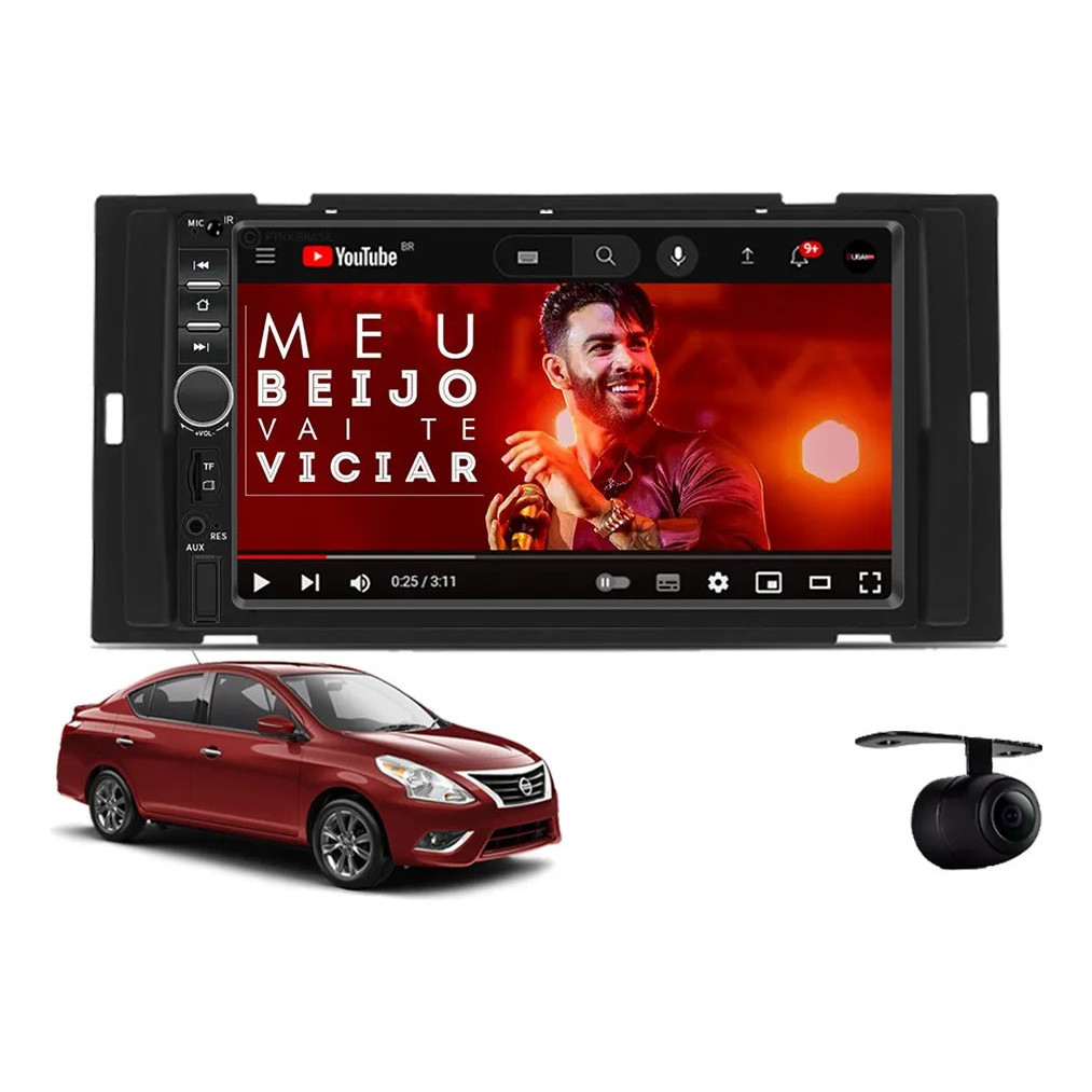 Central Multimídia Nissan Versa 2015 À 2021