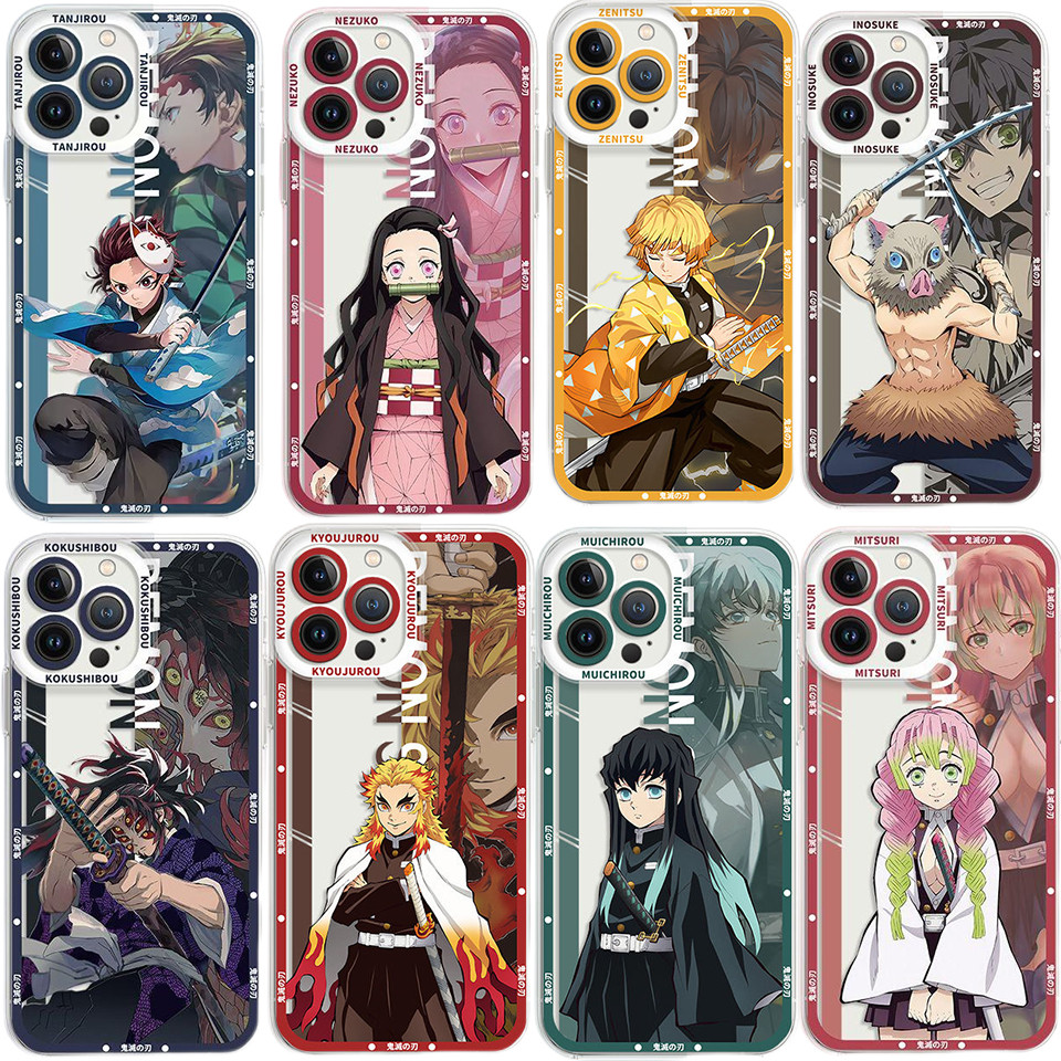 Capa Para Samsung Galaxy A57 A17 A56 A36 A26 A55 A16 A15 A07 A06 A54 A53 Shell Demon Slayer Kamado Nezuko Tanjirou Zenit