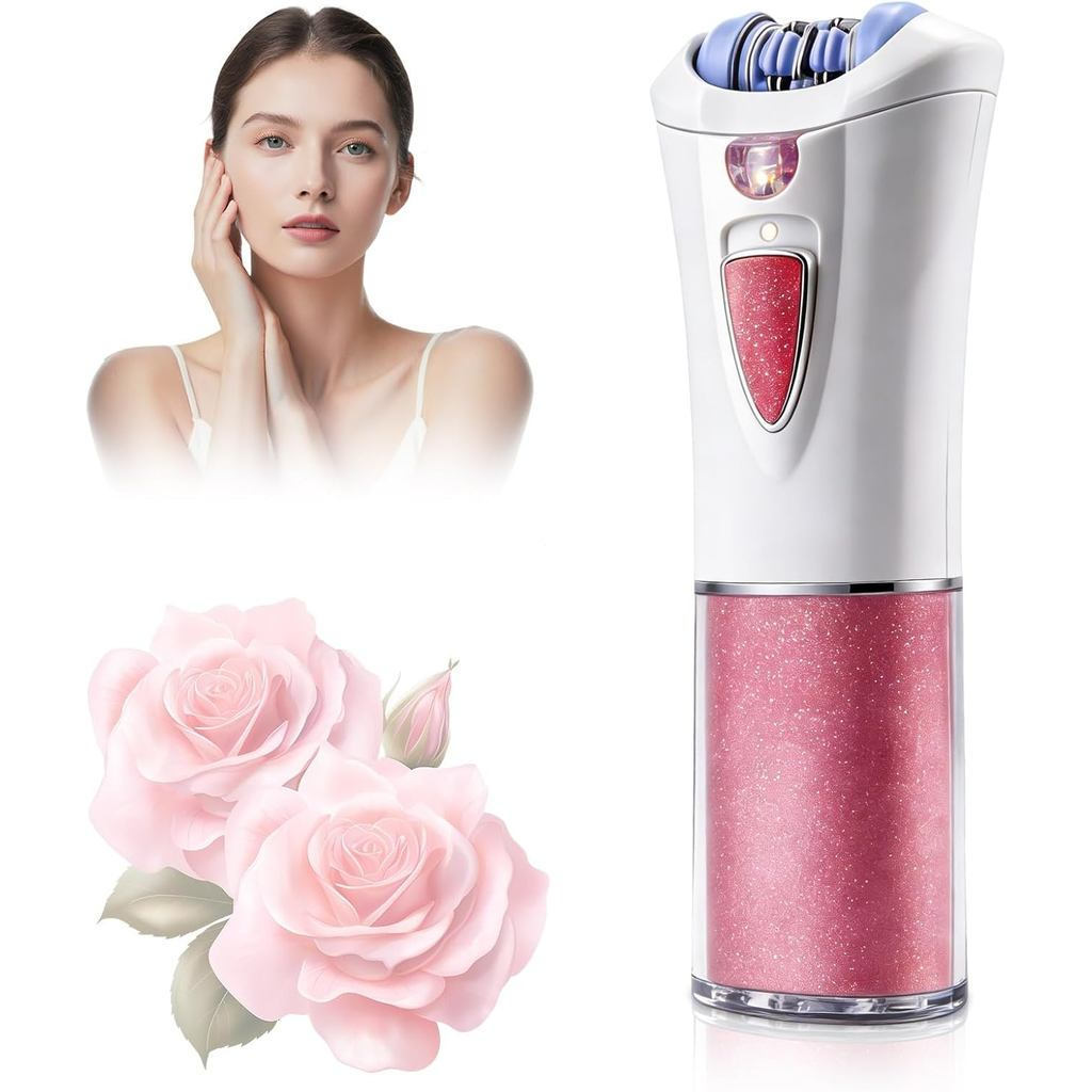 Epilador Facial Atualizado 2026 para Mulheres, Pinça Elétrica Sem Fio para Remoção de Pelos com Luz LED, Dispositivo de 