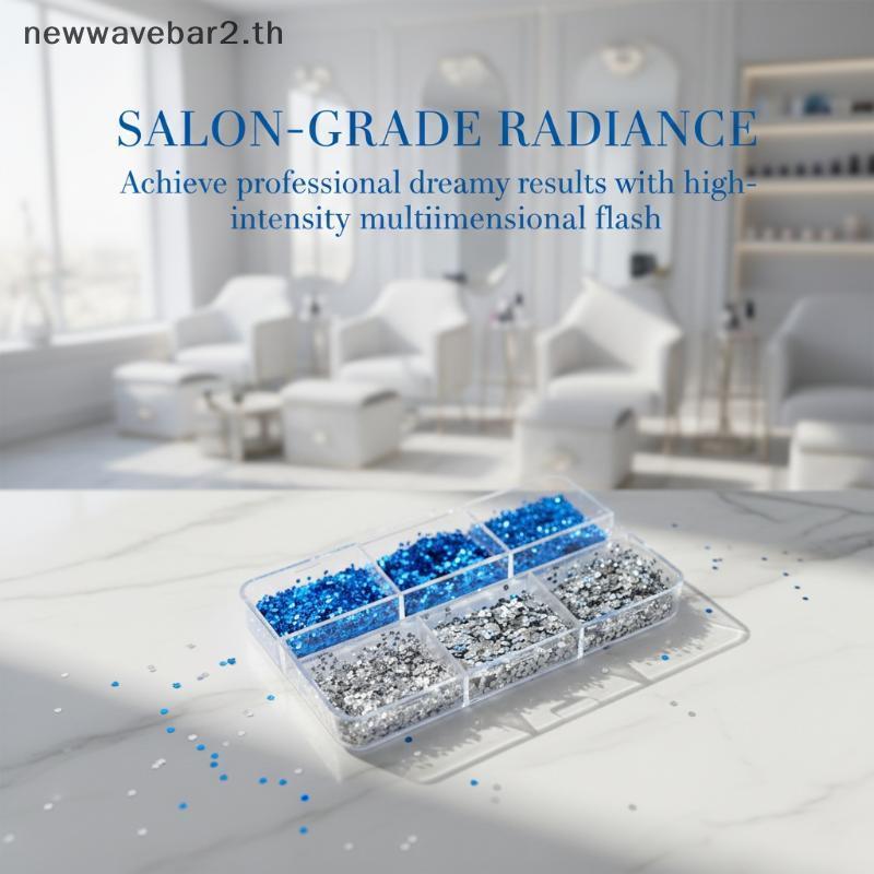 waveba 1mm Mini Estrela Espumante Prego Glitter Pentagrama Decoração De Unhas Design De Salão De Beleza Acessórios Fofos