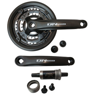 Kit Pedivela MTB Triplo 24/34/42D 170mm OnMoove e Movimento Central Eixo 34.7X122mm Rola. Selado Sette Ponta Quadrada
