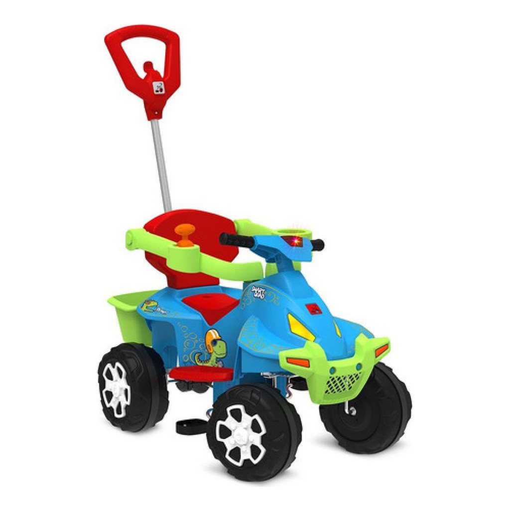 Smart Quad Passeio e Pedal Azul Bandeirante | 1 ou 2 Unidades | Brinquedo Infantil