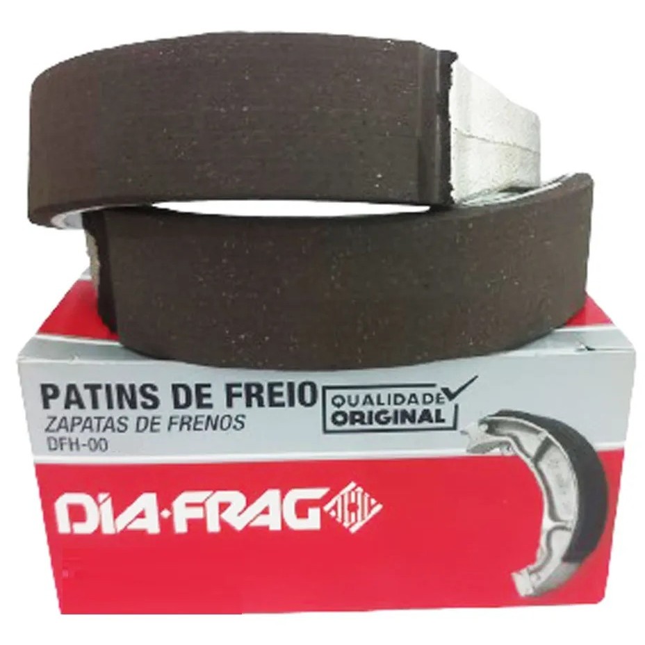 Lona Patim Freio Traseiro medida 0,25 Bros 150-160 Crf 230 Dafra Super 100 Pop 100 biz job 125 NXR 125