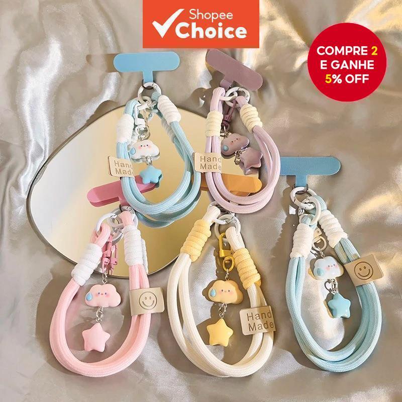 Cordão Para Celular Hot Cloud & Stars , Pulseira Anti-Perda Universal