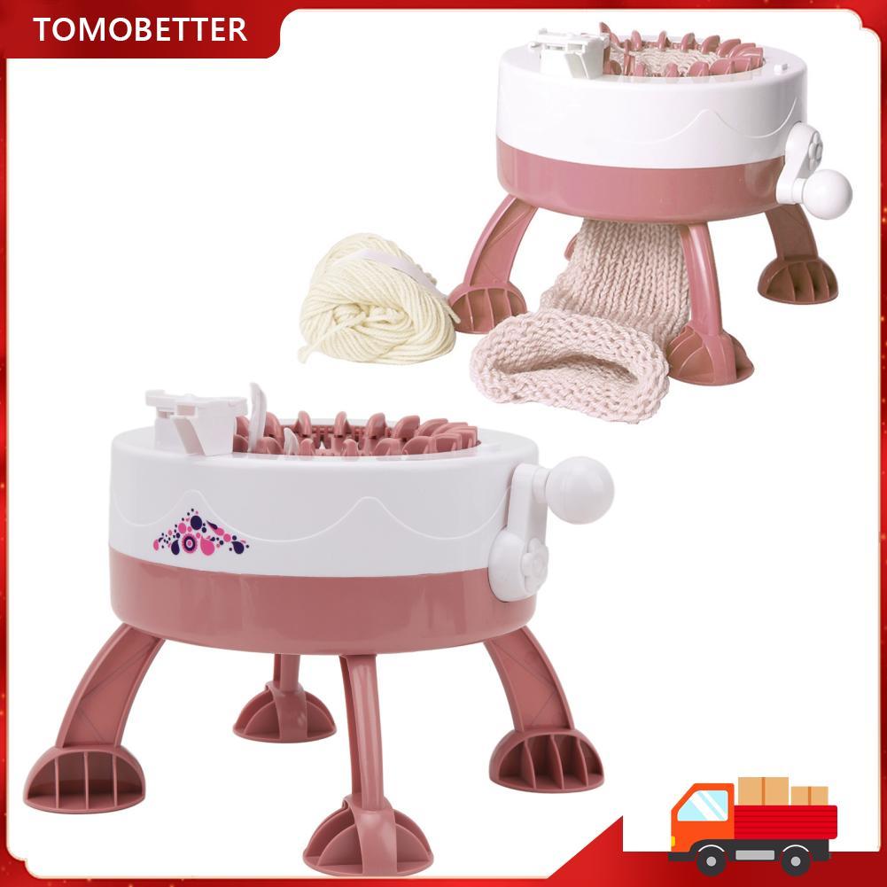 Máquina de tear de tricô agulhas brinquedo tecelagem cultivar habilidade manual inteligente para costura