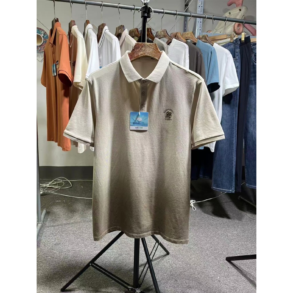 Armário de retirada H Home!Cor gradiente moda simples pedido restante verão Wear Casual corte etiqueta masculina lapela