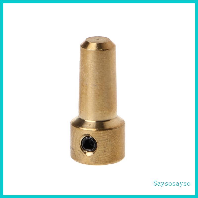 Saysosayso Latão 3 17mm Broca Elétrica Mandril JT0 Acoplamento Eixo Do Motor Acoplador Braçadeira Fixação