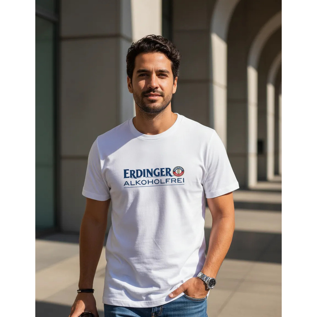 Camiseta Cerveja Erdinger Alemã 1886 - 100% Algodão Premium