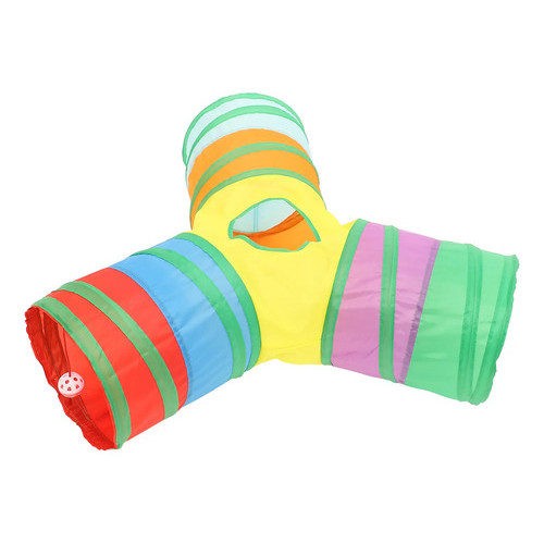 Túnel De Brinquedo Dobrável Para Pets Gatos E Cães Em Y