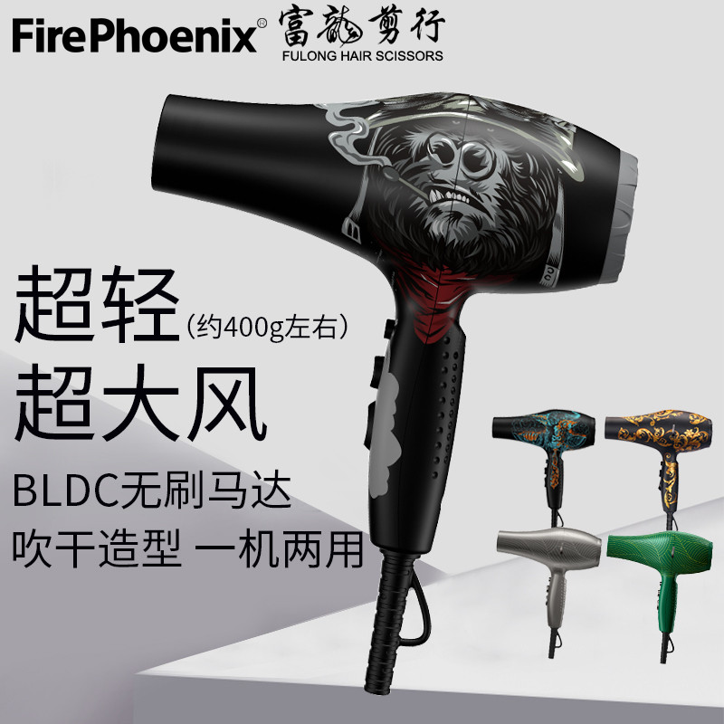Fire Phoenix Secador de cabelo 5610H Motor sem escova Ultra-leve Ultra-grande estilo de secagem de vento não machuca o c