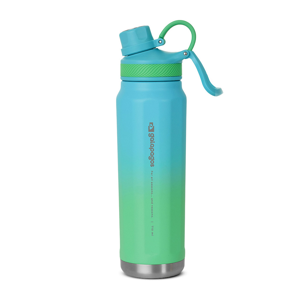 Garrafa Térmica Cascade 710ml Squeeze Em Aço Inox Camping Galapagos