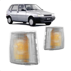 Lanterna Dianteira Cristal Fiat Uno 1991 1992 1993 1994 1995 1996 1997 1998 1999 2000 2001 2002 2003