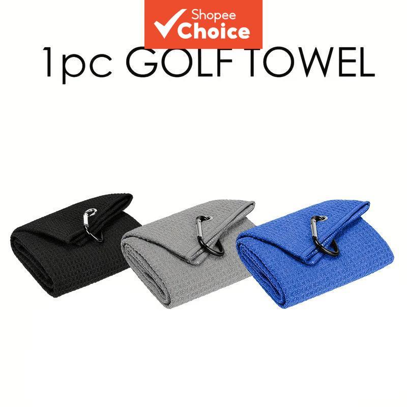 Toalha de Golfe Microfibra 40x60cm Tri-Dobra Waffle