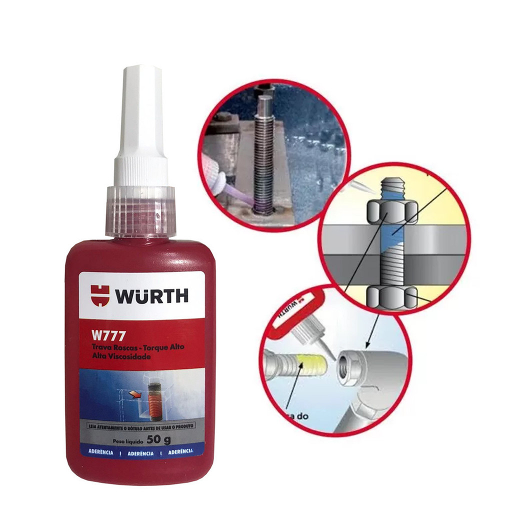 Trava Roscas Alto Torque W777 - Alta Viscosidade