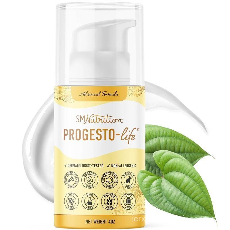 Creme Avançado Progesto-Life para Equilíbrio Hormonal Feminino da SM Nutrition |   Bioidêntico, Micronizado e Certificad