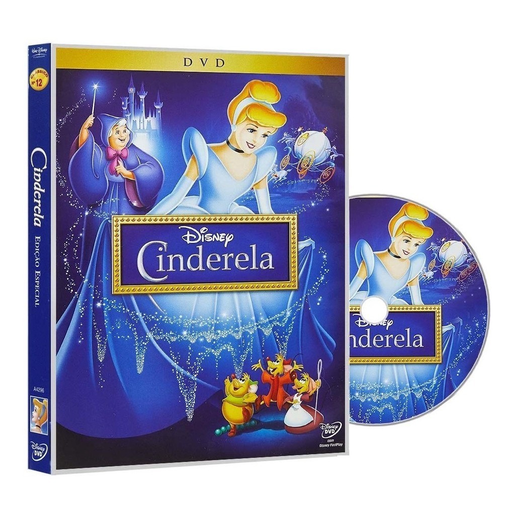 Dvd Cinderela - Disney 1950 - Português