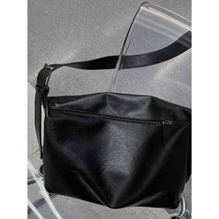 Grande capacidade simples classe saco do mensageiro japonês Retro masculino couro macio Commuter Casual saco simples Tot