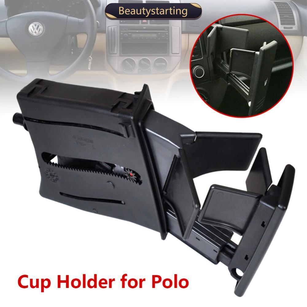 BEAUTYSTARTING Suporte Para Copos Console Central De Carro Garrafa De Bebida 6Q0858602E 6Q0 858 602 VW Polo 9N 2002-2010