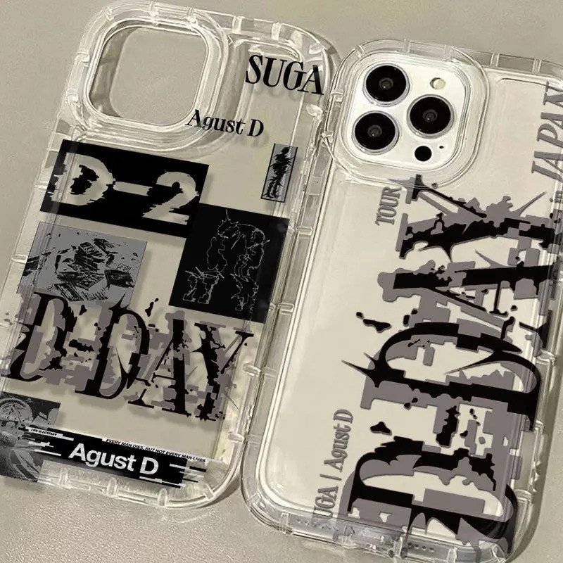 Capa de Telefone Fashion suga D-DAY para Samsung Galaxy S25 S24 S23 S22 S21 S20 S10 Note20 Note10 FE Ultra Plus 4G 5G co