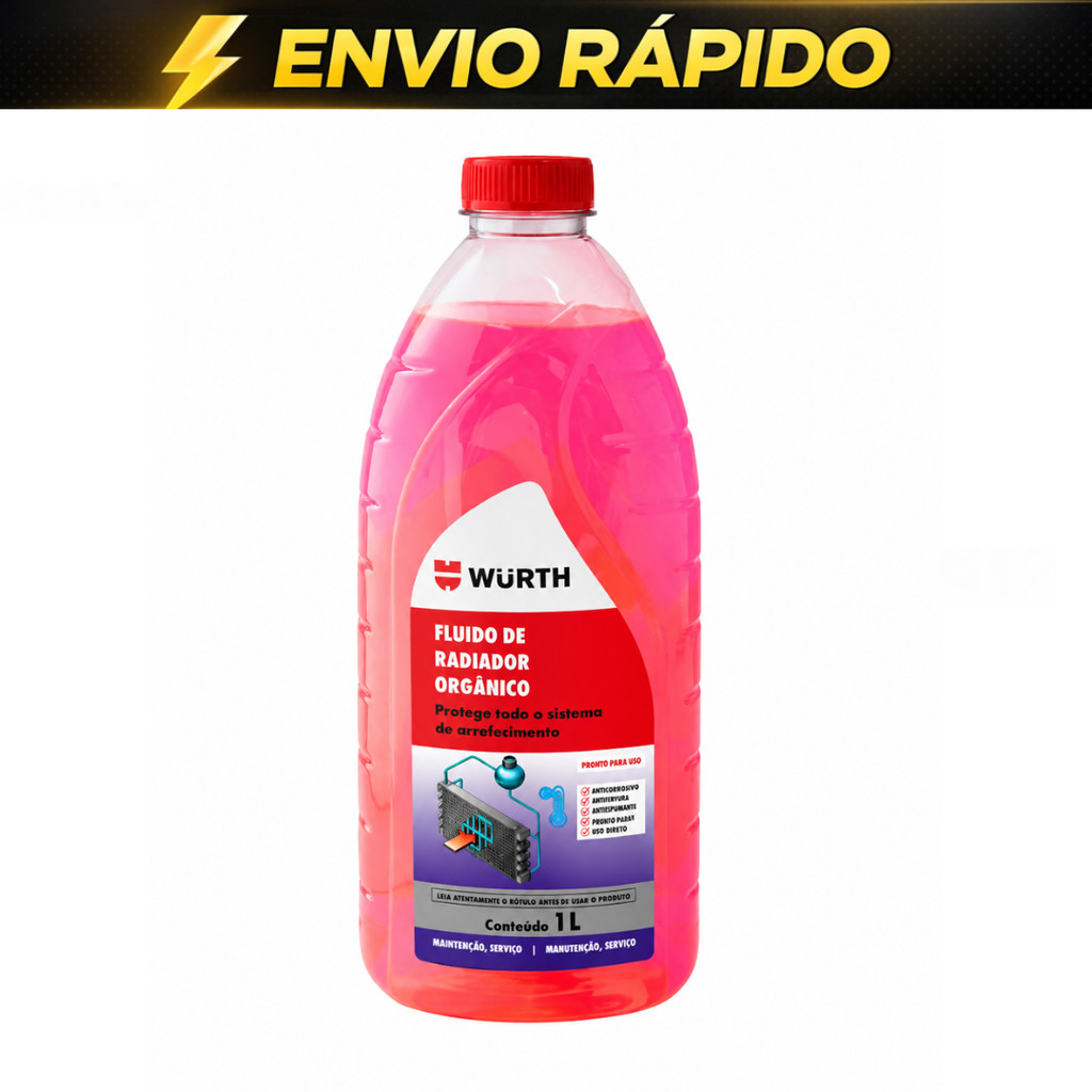 Fluido aditivo Para Radiador Com Monoetilienoglicol wurth