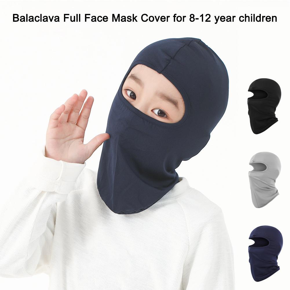 Crianças Ciclismo Ao Ar Livre Máscara Balaclava À Prova De Vento Esportes Bandana Forro Bicicleta Esqui Boné