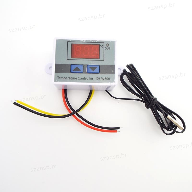 XH-W3001 12/24V Controlador De Temperatura Digital Termostato Termorregulador 220V Incubadora De Aquário Aquecedor De Ág