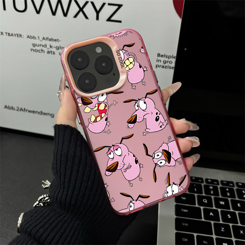 Capinha anti impacto de Coragem, o Cão Covarde para iPhone x xr xs max 14 11 12 13 15 16 pro max 12 pro capa Protetora — imagem 2 de 2