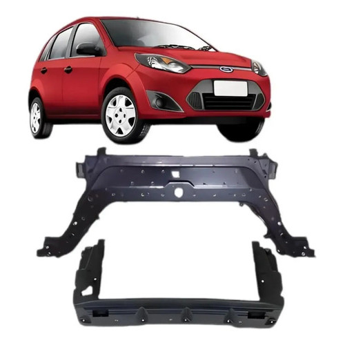 Kit Painel Frontal Fiesta 2011 2012 2013 Superior & Inferior