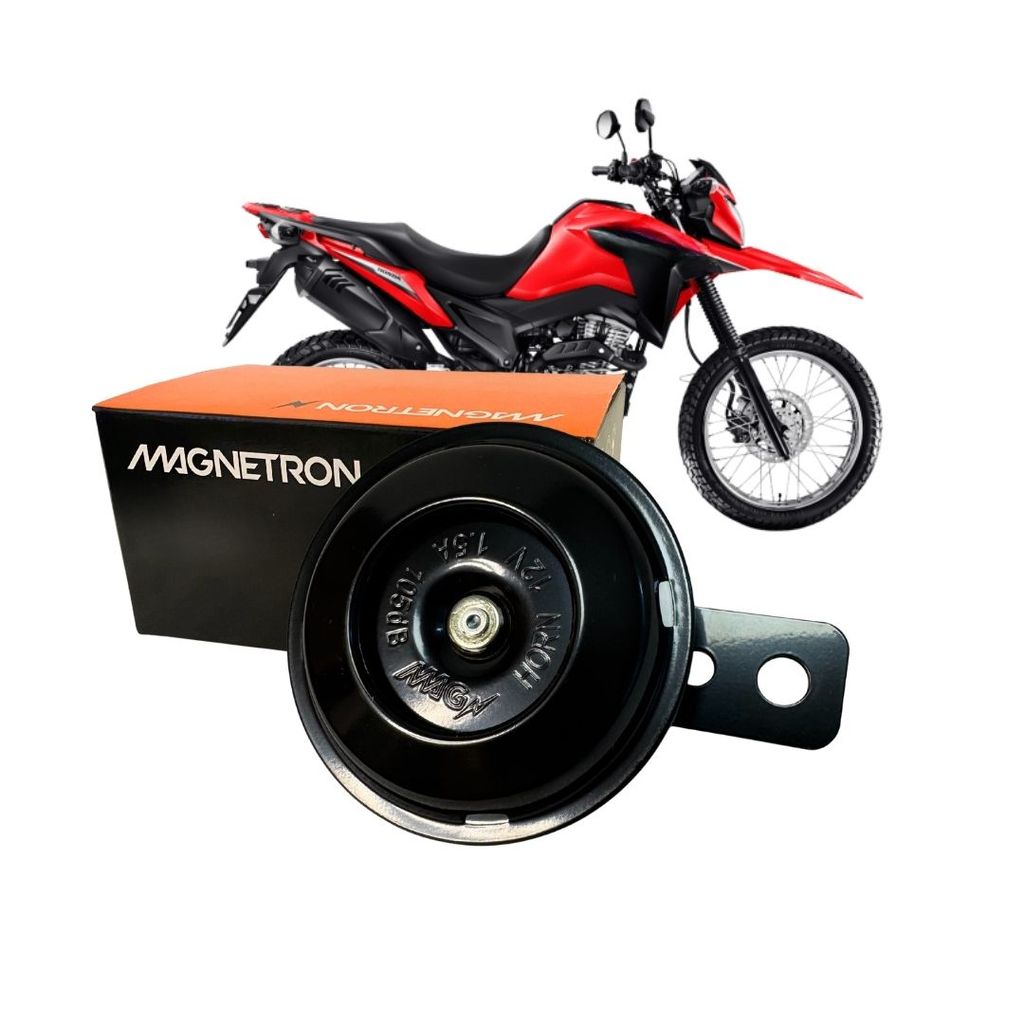 Buzina Moto Para Honda NRX Bros 125 160 125 160 2013 a 2023 Buzina Motoboy Magnetron