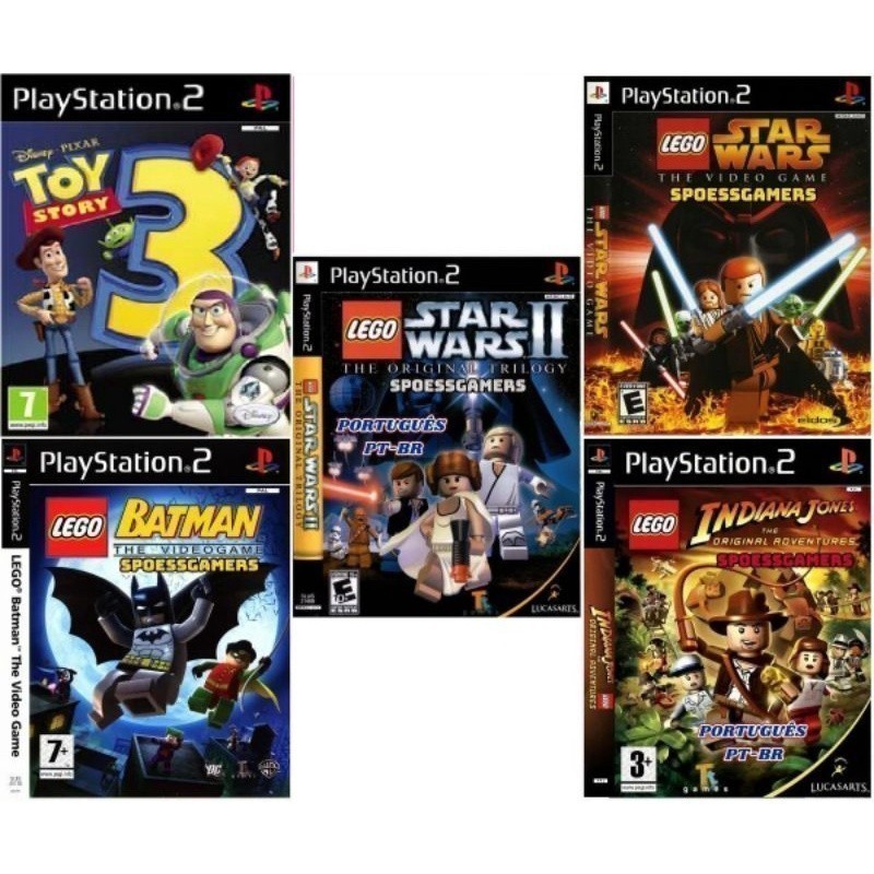 Games PS2 Lego&ToyStory&Variados&&games Diversão Garantida