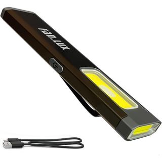 Lanterna de Bolso, Lanterna Compacta EDC com Múltiplos Modos, Recarregável via USB-C, IPX4, Material Duplo com Base Magn