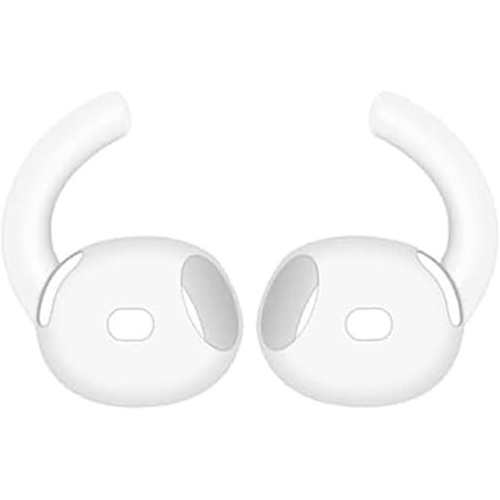 Sport Eartips Hook Compatible with AirPods 4 2024 New 4th Generation, 5 Pairs Anti Slip Soft Silicone Earbuds Tips Repla