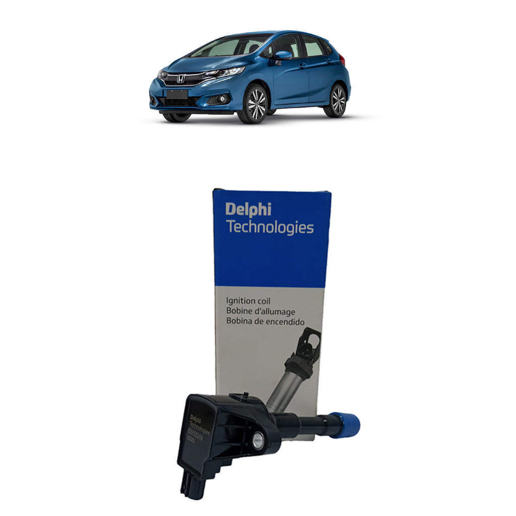 Bobina de Ignição Honda Fit lx i-dsi 1.4 8v 2003 a 2008