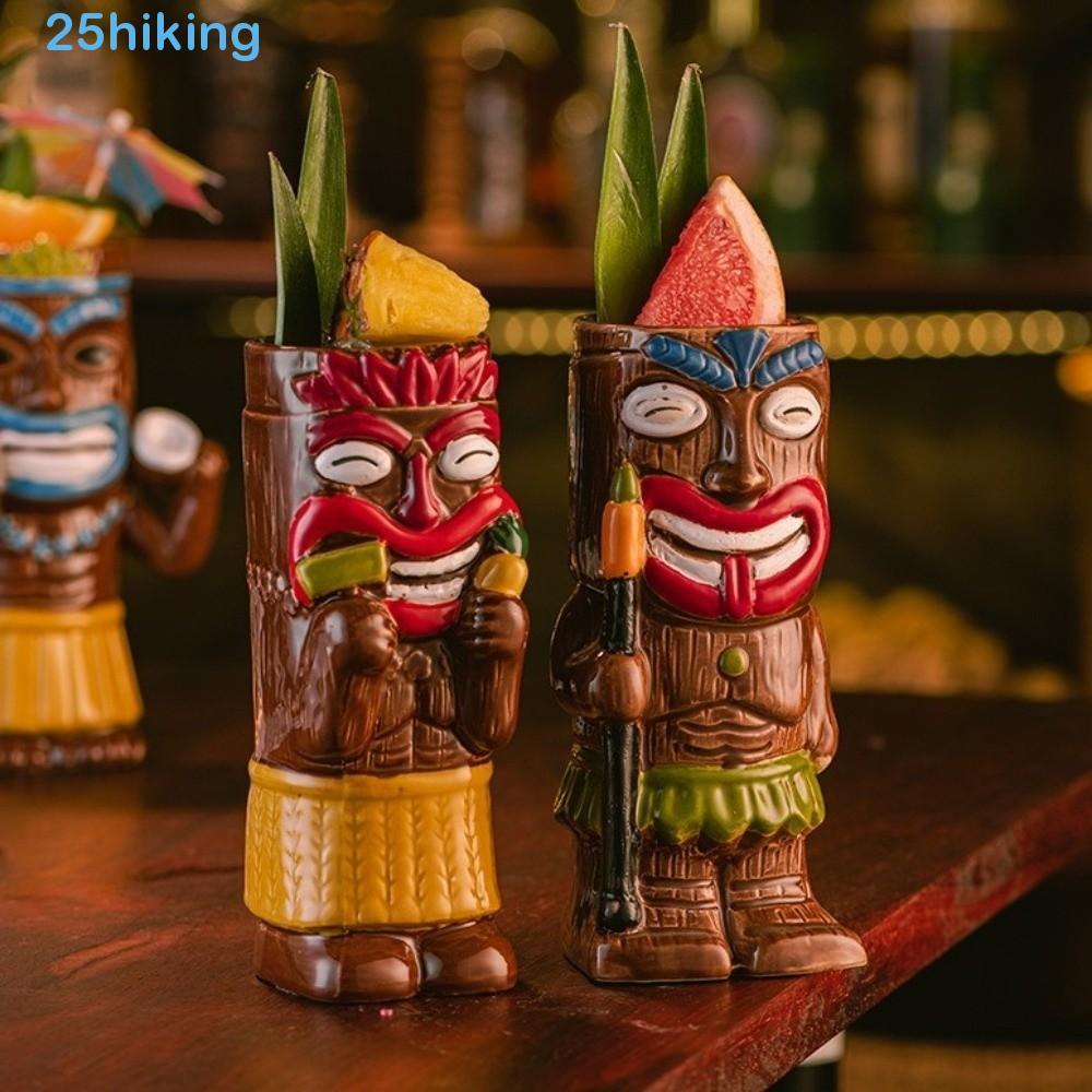 Caneca Tiki De Cerâmica Para Caminhada , Copo De Coquetel Havaiano Novidade Vintage Bebida De Cerveja Engraçado Estilo É