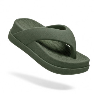 Chinelo Feminino Plataforma Flat Nuvem Confortável Sola Grossa Tendência 2026