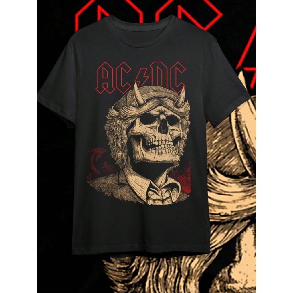 Camiseta estampada premium em puro algodão camiseta rock masculino tecido algodao