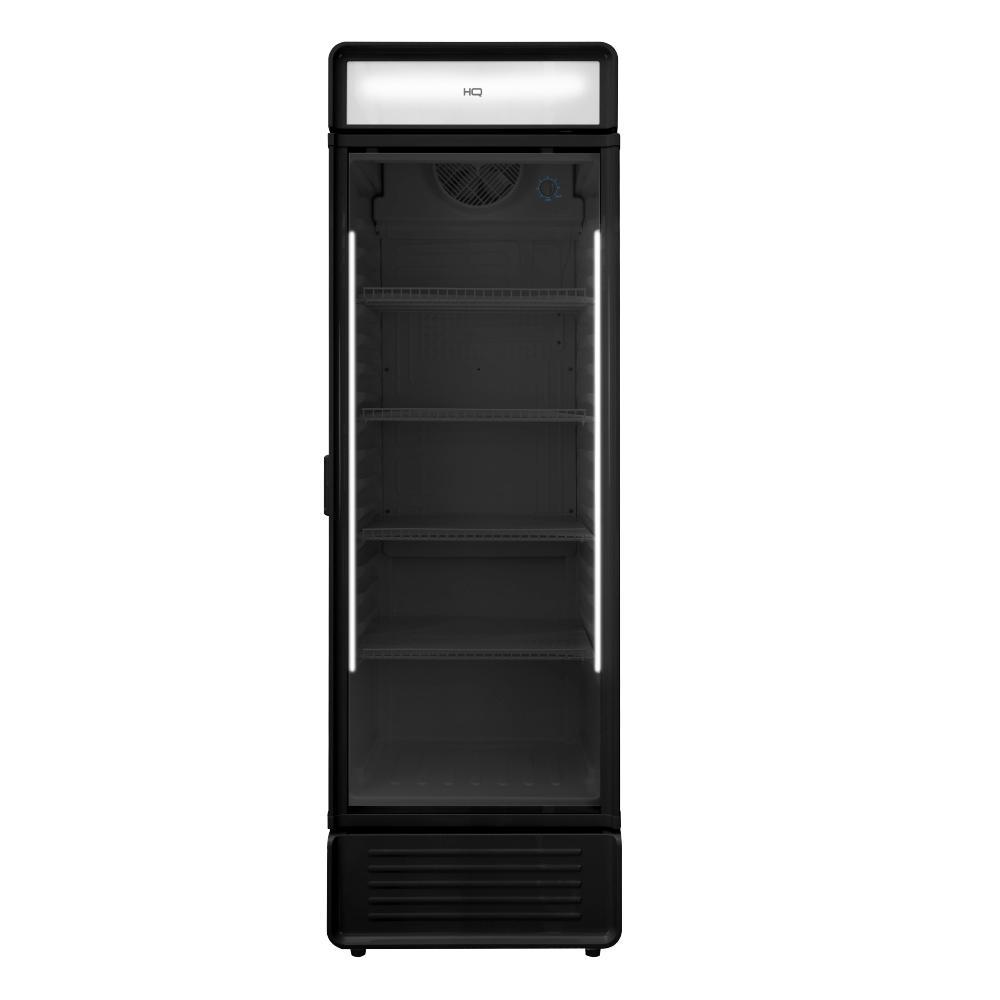 Refrigerador Expositor Vertical HQ 439 Litros Porta de Vidro Preto HQ-439REVPVX