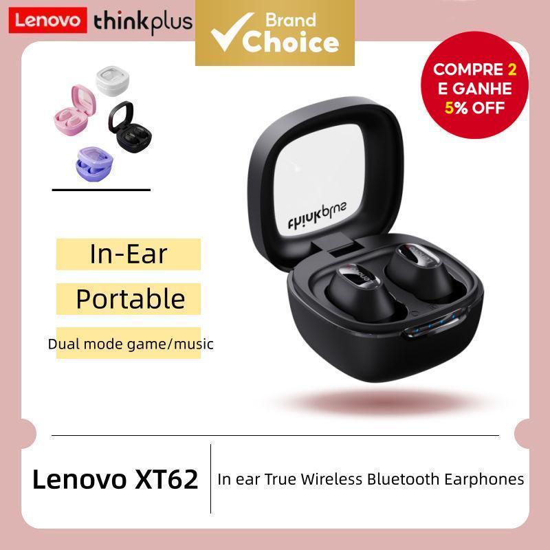 Fones de Ouvido Sem Fio Lenovo XT62 - Fones de Ouvido Bluetooth Mini TWS à Prova d'Água com Controle de Toque