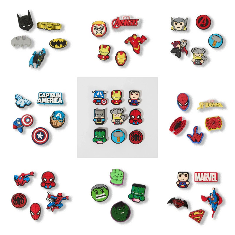 Miss Zoe Spider Man Buraco Sacos Acessórios Marvel Hulk Encantos
