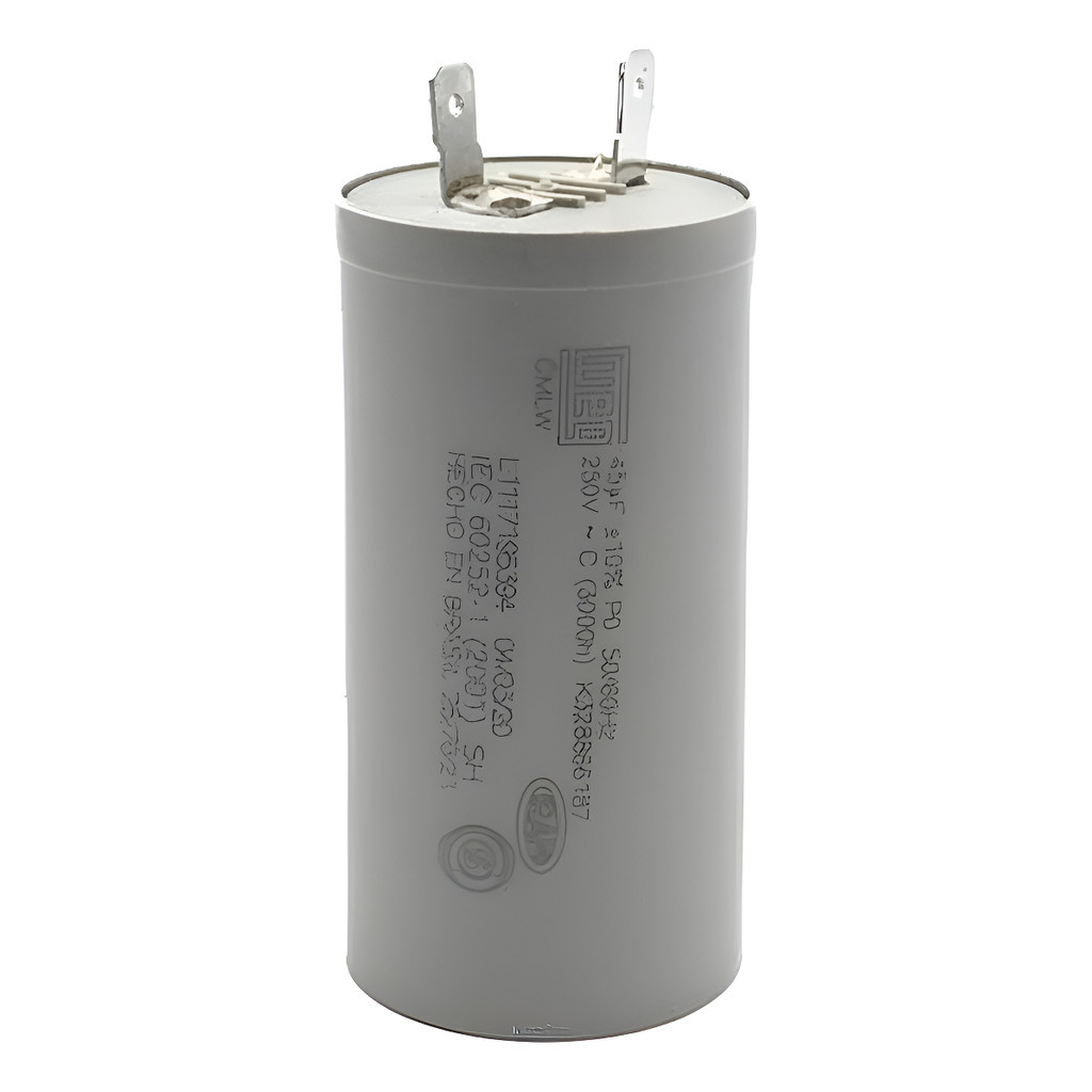 Capacitor 45µF 250V Para Lavadora Electrolux Brastemp Motor Partida