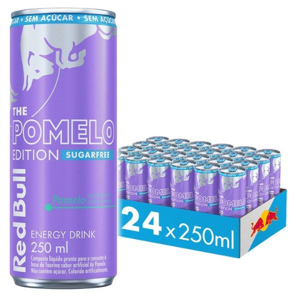 Pack de 24 latas, Red Bull Energético , Pomelo ,250ml