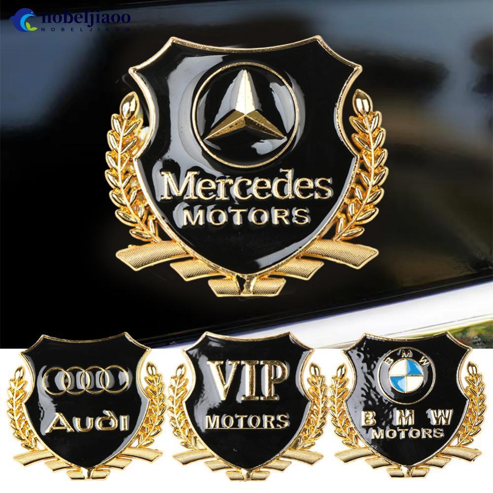 NOBELJIAOO 3D Metal Car VIP Motors Emblema Decalque Tronco Traseiro Corpo Porta Traseira Acessório Adesivo A5O3