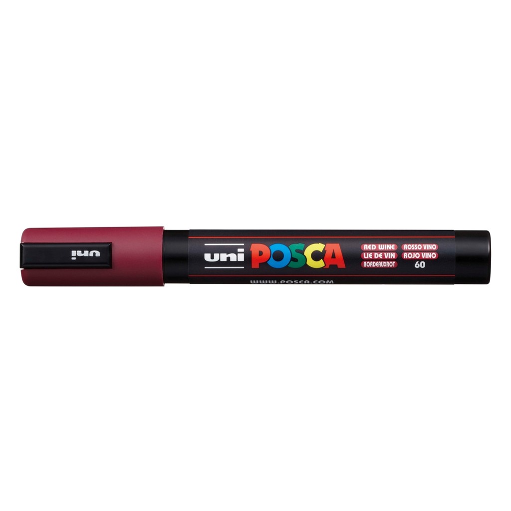 Caneta Posca PC-5M Vinho uni-ball · foto 2