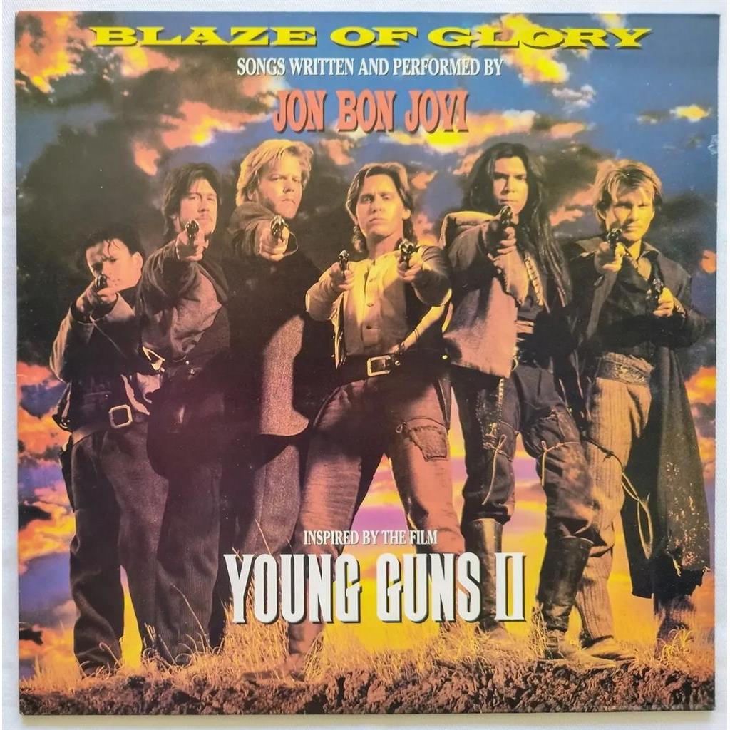 LP DISCO VINIL BLAZE OF GLORY SONGS WRITTEN PERFORMED BY JON BON JOVI- USADO autor JON BON JOVI